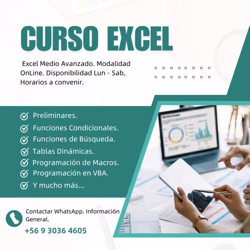 Cursos Online Excel Avanzado y Desarrollo Web