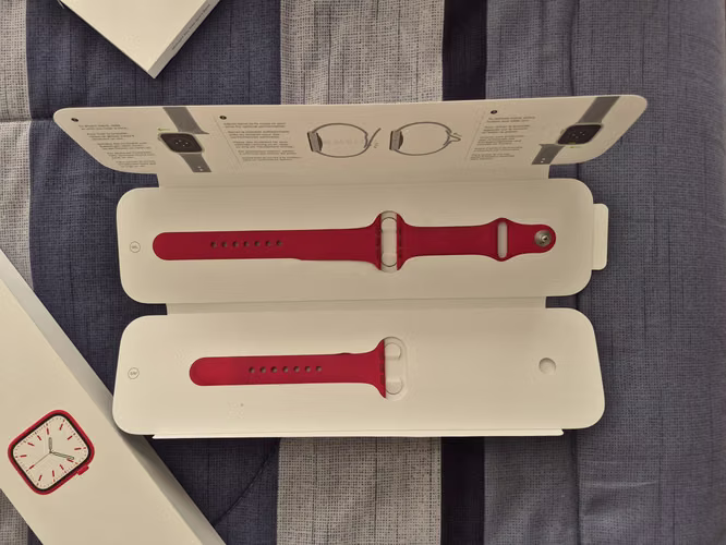 APPLE WATCH SERIES 7 45MM ROJO