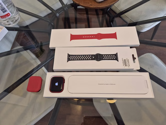 APPLE WATCH SERIES 7 45MM ROJO
