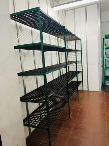 ESTANTERIA INDUSTRIAL ACERO 300x55x195cm 5 NIVELES CARGA MEDIA (BODEGA/TALLER)