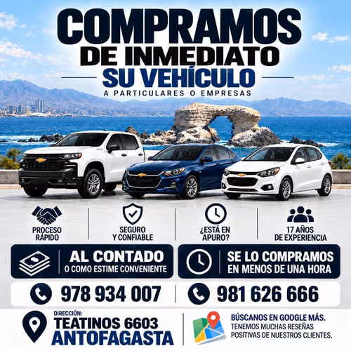 COMPRO VEHICULOS INMEDIATO