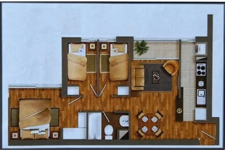 AMPLIO DEPARTAMENTO FAMILIAR DE 3 DORMITORIOS EN CONDOMINIO - Imagen 10