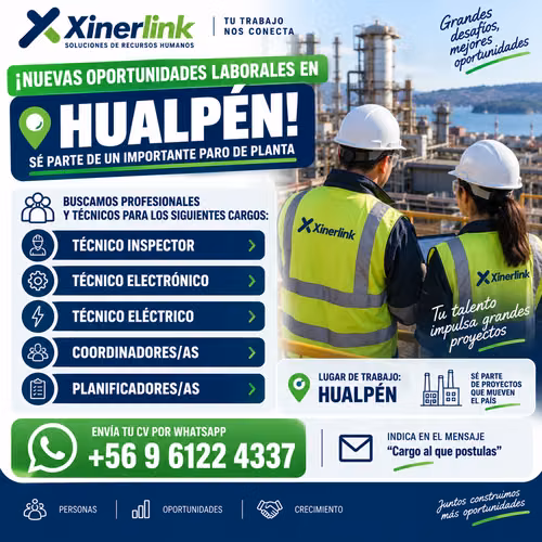 Cargos mineros/parada de planta/Hualpen