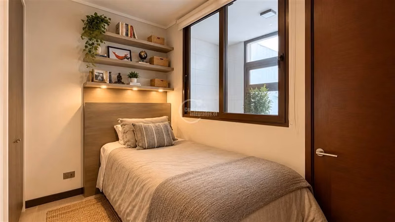 Dpto en arriendo 3 dorm.+ serv + salita en Lo Barnechea