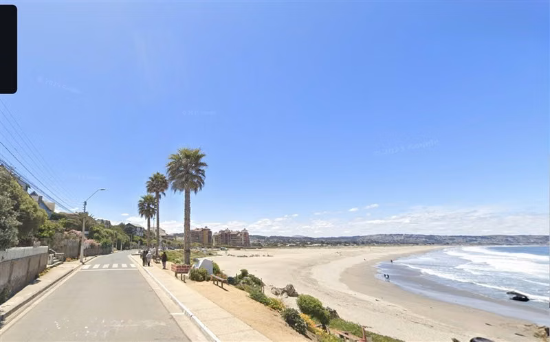 Sitio frente a la playa