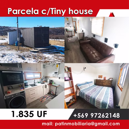 PARCELA CON TINY HOUSE EN DOROTEA NATALES