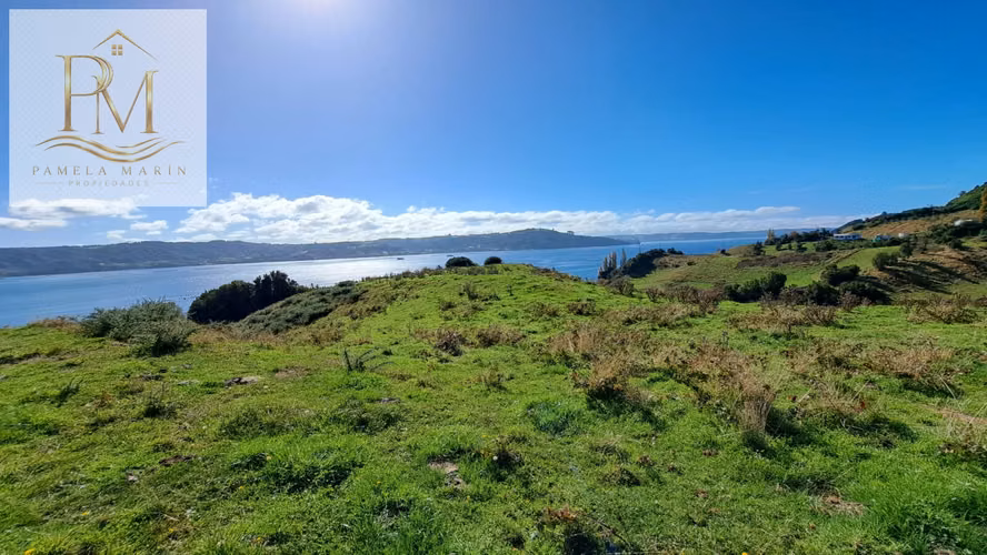 Se vende 12,47 Hectáreas orilla de playa vista al Canal Dalcahue Isla Quinchao Chiloé