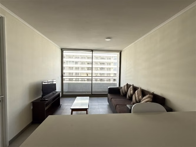 Depto amoblado en arriendo de 1 dorm.con estacionam en macul - Imagen 6