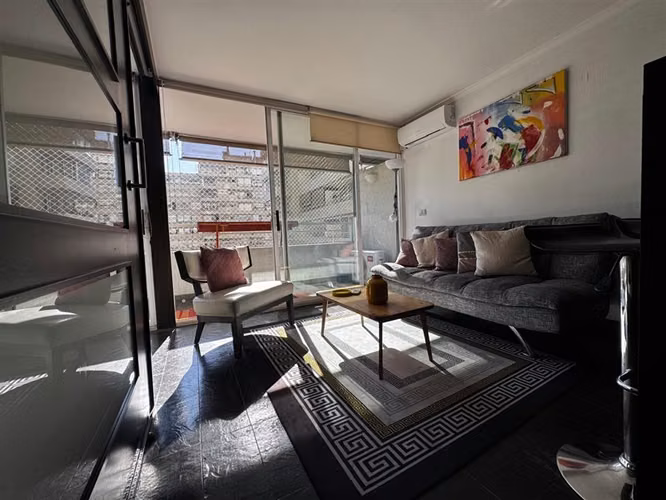 Depto amoblado en arriendo de 1 dorm. en Las Condes