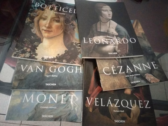 Colección 12 Libros TASCHEN Arte – Van Gogh, Monet, Klimt, Da Vinci y más