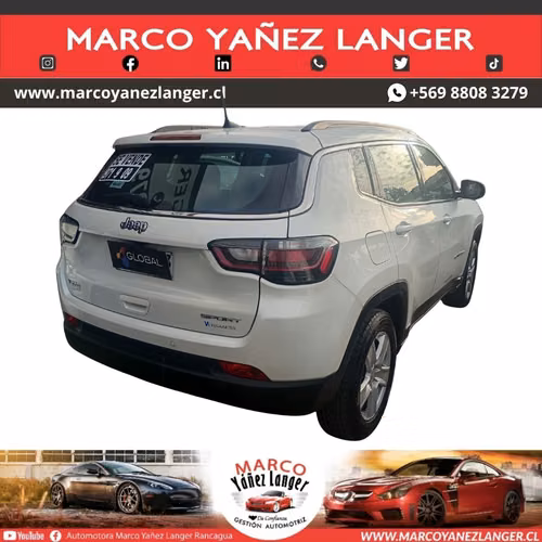 JEEP COMPASS SPORT 1.3 AUT / AÑO  KILOMETROS / EXCELENTE ESTADO
