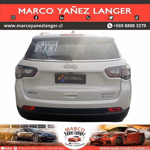 JEEP COMPASS SPORT 1.3 AUT / AÑO  KILOMETROS / EXCELENTE ESTADO