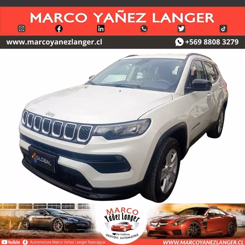 JEEP COMPASS SPORT 1.3 AUT / AÑO  KILOMETROS / EXCELENTE ESTADO