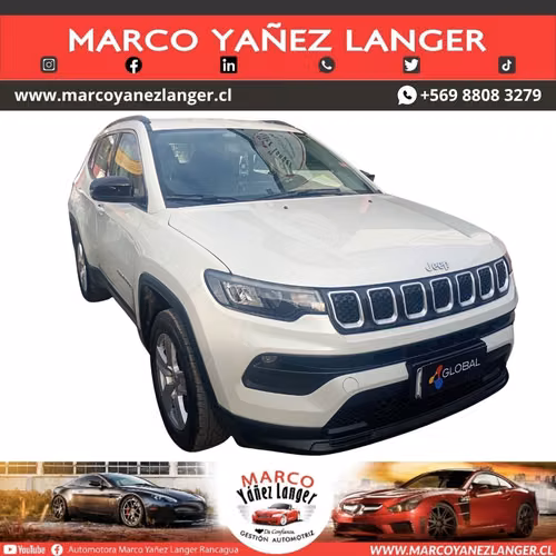 JEEP COMPASS SPORT 1.3 AUT / AÑO  KILOMETROS / EXCELENTE ESTADO