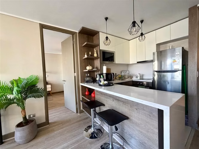 Departamento en arriendo AMOBLADO de 1 dorm. en Las Condes - Imagen 2