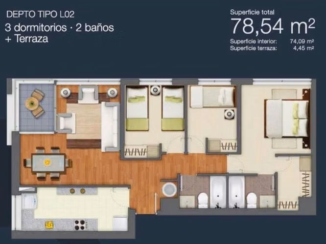 VENDO DEPARTAMENTO AMOBLADO EN PASAJE MONSEÑOR JUAN BAUTISTA CONDOMINIO ALTO CALAMA, DE LA CIUDAD DE CALAMA