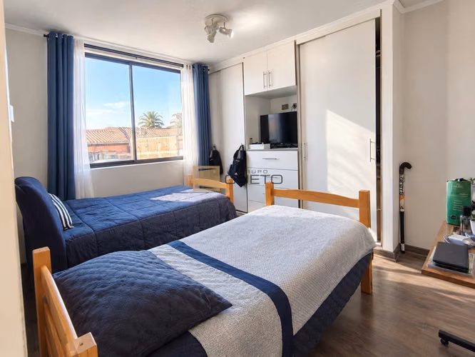 Departamento en arriendo c/ estacionamiento en Barrio Norte