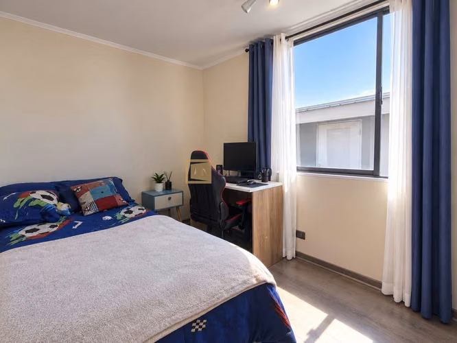 Departamento en arriendo c/ estacionamiento en Barrio Norte