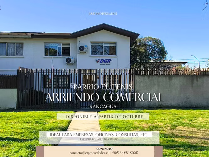 Propiedad Comercial en Arriendo Barrio el Tenis, Rancagua
