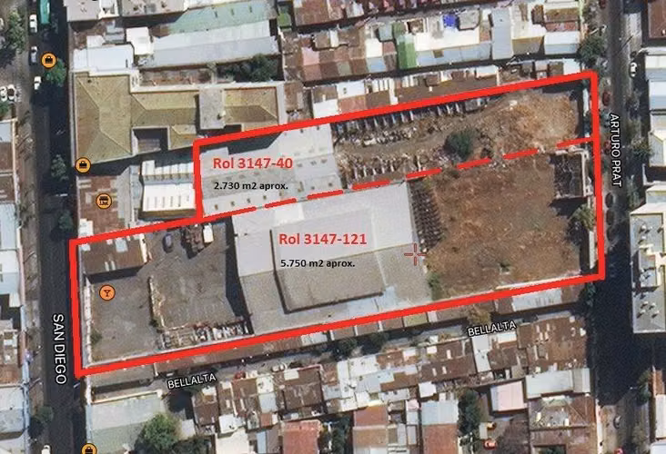 PAÑO INMOBILIARIO EN VENTA, SAN DIEGO 1438