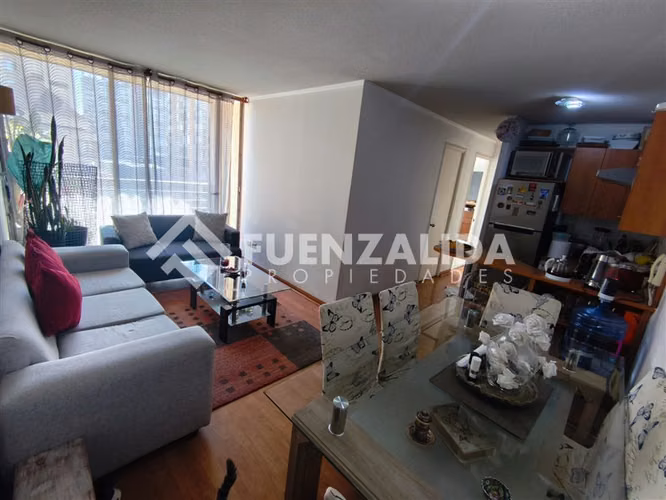 Venta departamento Santiago 2 dorm. Estacionamiento, bodega
