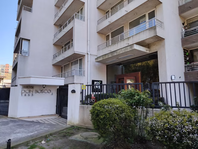 Dpto. 1 dormitorio, amplia terraza. Edificio Jardín Don Bosco, Concepción