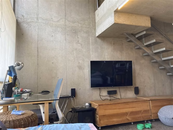 Loft de 1 dorm, 1 baño + estac en Pza Brasil