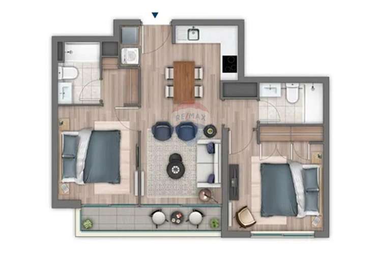 Departamento estilo mariposa 2d, 2b, 1e y 1b. - Imagen 20