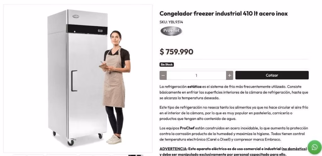 Congeladora Vertical - Imagen 5