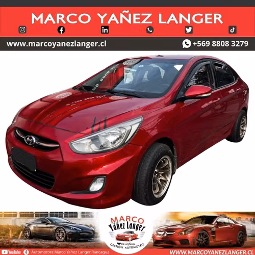 HYUNDAI ACCENT RB 1.4 / AÑO  KILOMETROS / EXCELENTE ESTADO