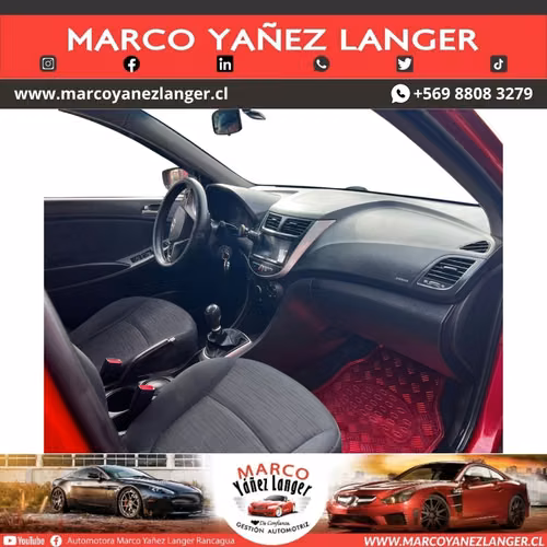 HYUNDAI ACCENT RB 1.4 / AÑO  KILOMETROS / EXCELENTE ESTADO