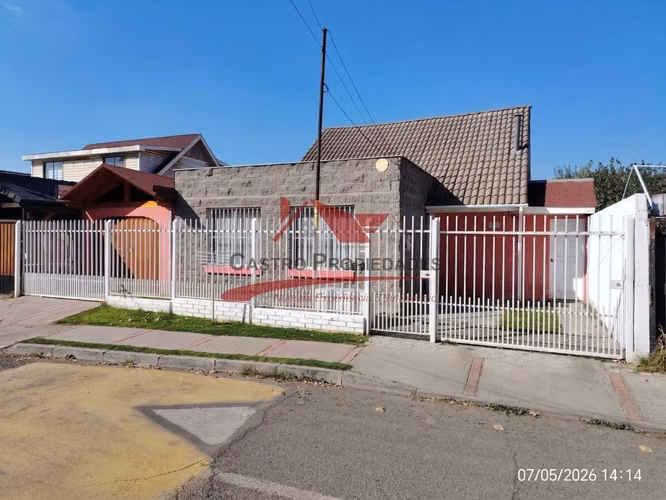 CASA DOS PISOS, 3 HAB 2 BAÑ, QUILICURA
