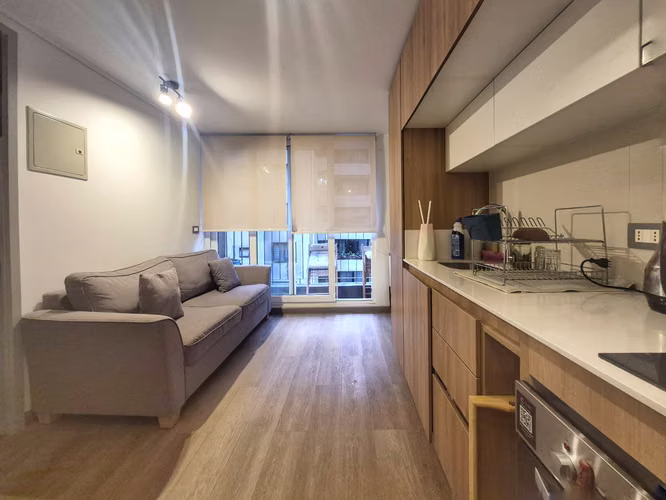 MODERNO, PET FRIENDLY ARRIENDO ÑUÑOA 1 DORMITORIO - Imagen 1