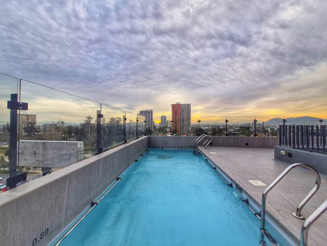 MODERNO, PET FRIENDLY ARRIENDO ÑUÑOA 1 DORMITORIO - Imagen 12
