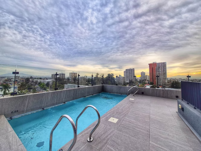 MODERNO, PET FRIENDLY ARRIENDO ÑUÑOA 1 DORMITORIO - Imagen 13