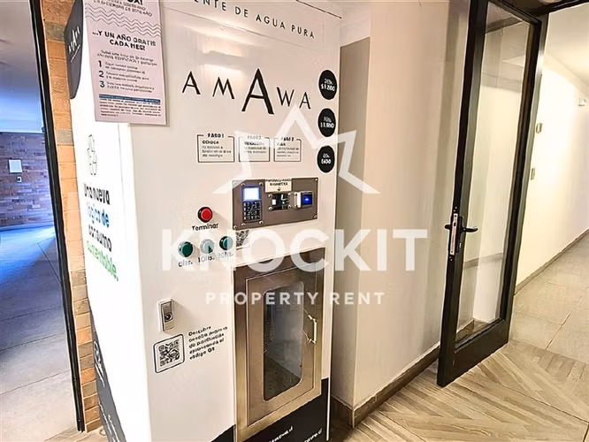 Arriendo Depto Semi Amoblado con Balcón 2D2B en Santiago - Imagen 12