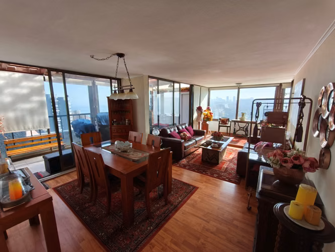 Exclusivo Depto 3D-2B-E-B con vista al Mar en Jardín del Mar