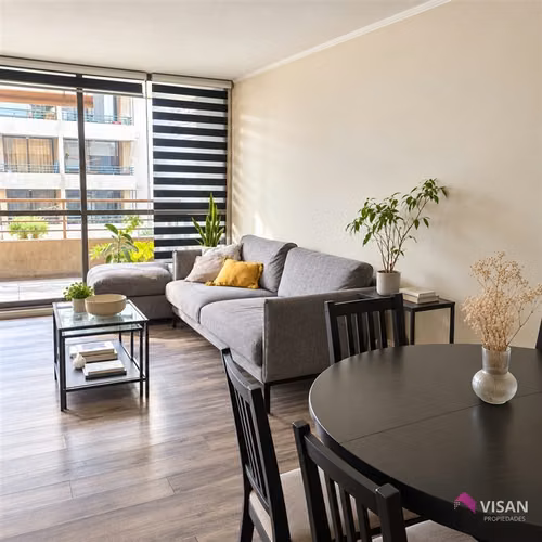 Arriendo 2D 2B Est y Bod en el corazón de Ñuñoa Metro L3y6 - Imagen 4