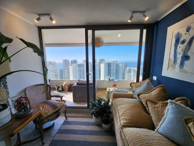 Se arrienda estupendo y soleado departamento, Costa de Montemar.