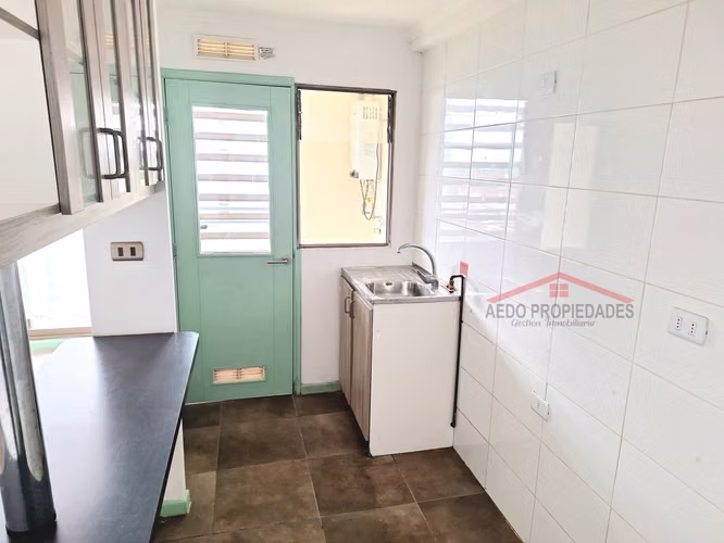Se Arrienda Lindo Departamento, Condominio Puerta de Alcala 1, P12, comuna La Cruz.