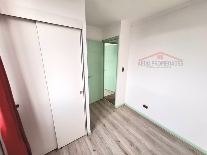 Se Arrienda Lindo Departamento, Condominio Puerta de Alcala 1, P12, comuna La Cruz.