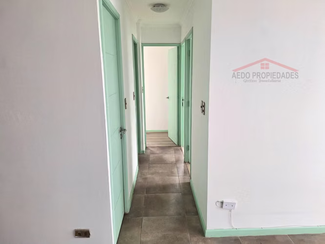 Se Arrienda Lindo Departamento, Condominio Puerta de Alcala 1, P12, comuna La Cruz.