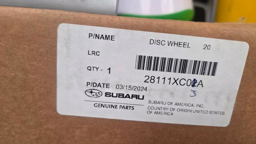 LLANTA ORIGINAL SUBARU EVOLTIS / ASCENT ARO 20 – NUEVA OEM