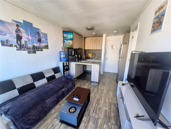 Departamento en arriendo de 1 dorm. en Santiago Metro