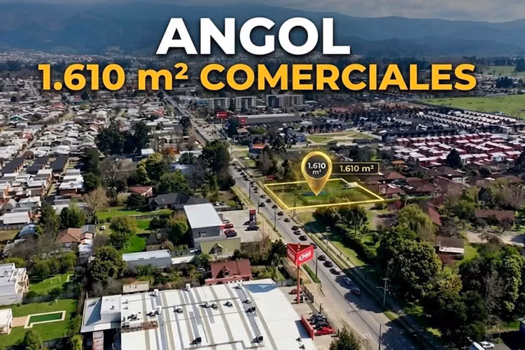 Terreno comercial en angol 1610 m2