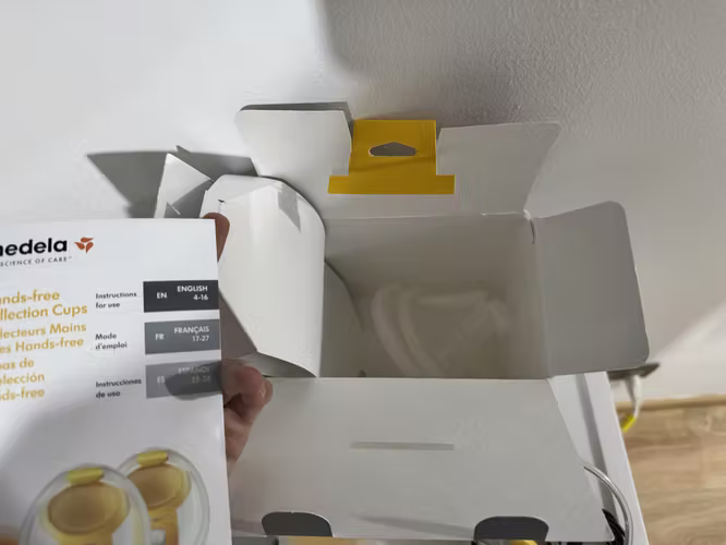 Extractor de leche Medela Swing Maxi Doble + Copas Hands-Free + Repuestos Nuevos