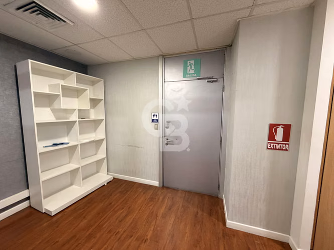 Oficina amplia, iluminada y remodelada.