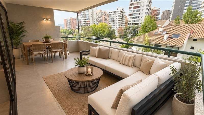 Departamento en arriendo de 3 dorm. en Las Condes