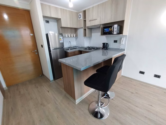 Arriendo Dpto Amoblado 1D + 1B - PRIMER MES 50% - Imagen 8