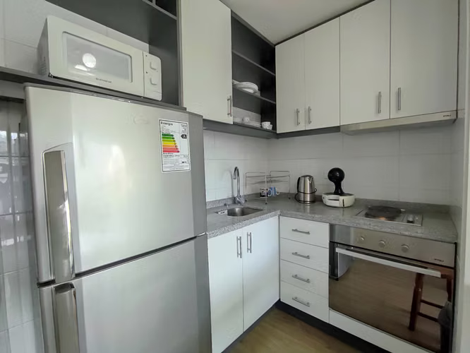 Arriendo Dpto. 1D + 1B + Terraza,  AMOBLADO. en Santiago Centro - Imagen 6